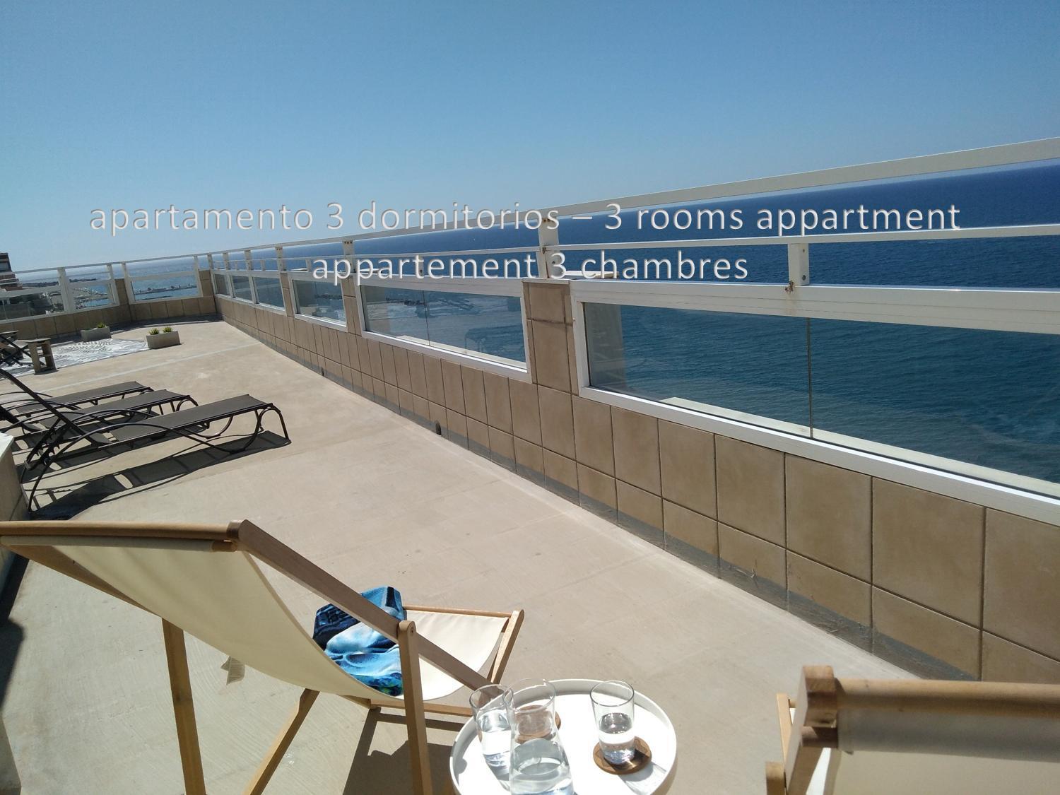 Appartement Superbe penthouse avec terrasse panoramique à Almería Extérieur photo