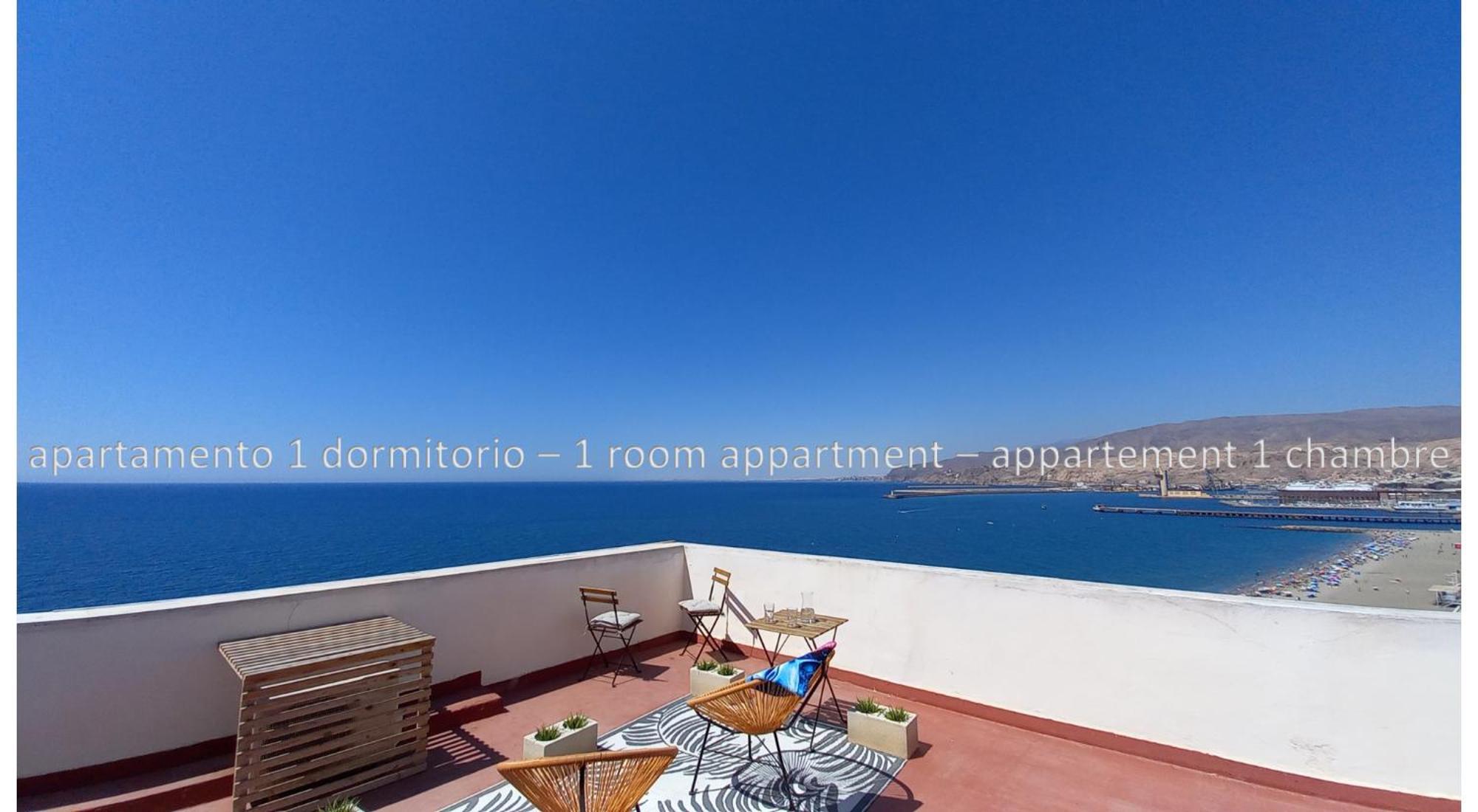Appartement Superbe penthouse avec terrasse panoramique à Almería Extérieur photo
